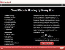 Tablet Screenshot of masryhost.com
